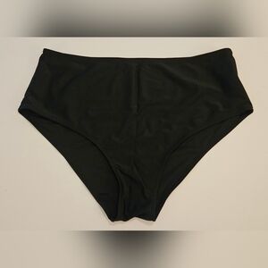 Bikini Bottom - Black Mid Rise - Size 14/16 "XL"